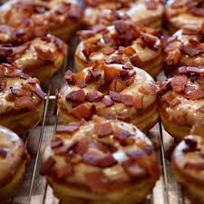 Maple Bacon Doughnuts from Sidecar Doughnuts and Coffee | Bacon donut,  Irresistible desserts, Maple bacon donut